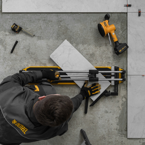 Плиткорез 800х14мм, цельнометал. напр., каретка на подш., стальная станина, рукоятка-пенал Denzel по ценам производителя в Санкт-Петербурге с доставкой по всей России