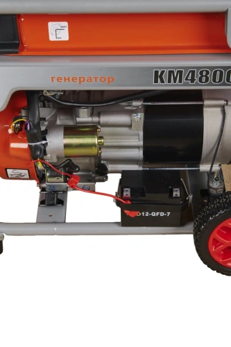 Генератор бензиновый 3,3 кВт 220В 16 л с электростартером и колесами TOR KM4800H по ценам производителя в Санкт-Петербурге с доставкой по всей России