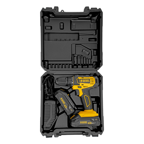 Дрель-шуруповерт аккумуляторная CDL-18-02BM, Li-Ion, 18 В, 2 аккумулятор Denzel купить в Москве с доставкой по всей России | ProtosMarket.ru