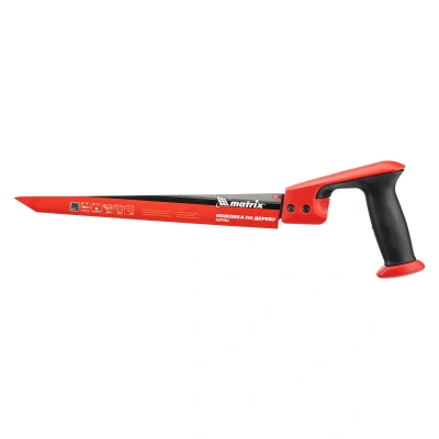 Ножовка по дереву выкружная, 300 мм, каленый зуб, двухкомпонентная рукоятка Matrix по ценам производителя в Санкт-Петербурге с доставкой по всей России