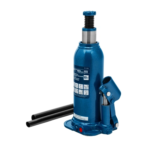 Домкрат гидравлический бутылочный, 8 т, h подъема 222-447 мм Stels по ценам производителя в Санкт-Петербурге с доставкой по всей России