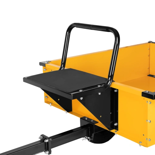 Прицеп для мотоблока TT-500, оцинк., груз. 500 кг, рег. сцепка, колеса 4.00-10, в упаковке Denzel по ценам производителя в Санкт-Петербурге с доставкой по всей России