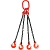 Строп цепной TOR 4СЦ г/п 11,2 т 9,0 м с самозакрывающимися крюками купить в Москве с доставкой по всей России | ProtosMarket.ru