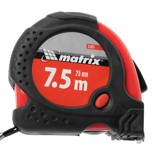 Рулетка Status Magnet fixation,7,5 м х 25 мм,обрезиненный корпус,зацеп с магнитом Matrix по ценам производителя в Санкт-Петербурге с доставкой по всей России