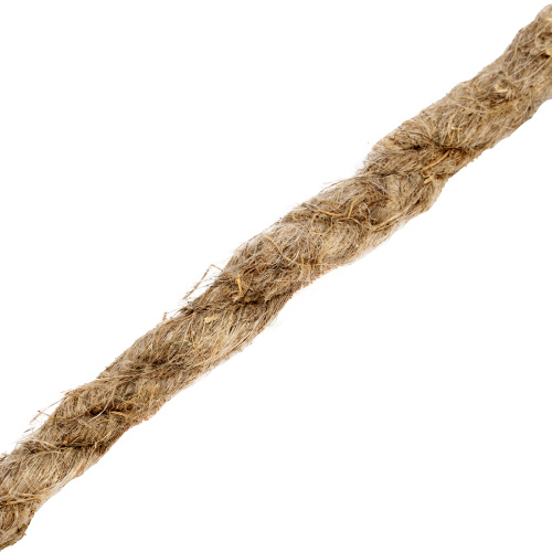 Веревка льнопеньковая, D 10 мм, L 6 м, крученая Сибртех по ценам производителя в Санкт-Петербурге с доставкой по всей России