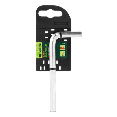 Ключ имбусовый HEX, 8 мм, 45x, закаленный, никель Сибртех по ценам производителя в Санкт-Петербурге с доставкой по всей России