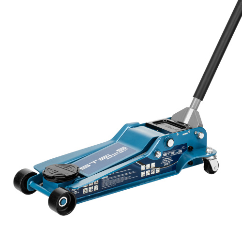 Домкрат гидравлический подкатной, быстрый подъем, 3.5т, Low Profile Quick, 100-565 мм, профессиональный Stels по ценам производителя в Санкт-Петербурге с доставкой по всей России