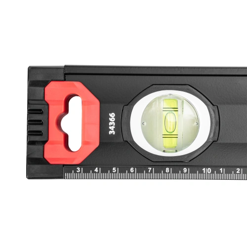 Уровень алюминиевый, усиленный, фрезерованный, 3 глазка, двухкомпонентные рукоятки, 2000 мм Matrix купить в Москве с доставкой по всей России | ProtosMarket.ru