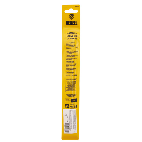 Бур по бетону, двойная спираль, три пылеотводящие кромки, 12 x 210 мм DENZEL по ценам производителя в Санкт-Петербурге с доставкой по всей России