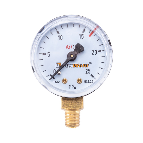 FoxWeld Манометр для регулятора WR550 mini (аргон/углекислота) ВД (пр-во FoxWeld/КНР) по ценам производителя в Санкт-Петербурге с доставкой по всей России