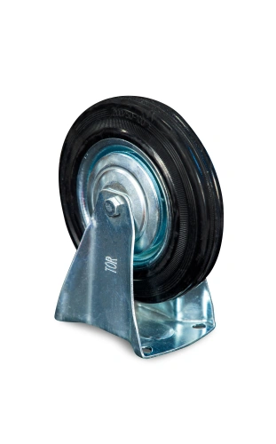 Колесо неповоротное резина FC 80 200 мм (N) по ценам производителя в Санкт-Петербурге с доставкой по всей России