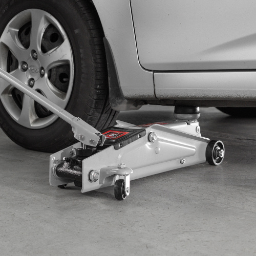 Домкрат гидравлический подкатной, 3 т, высота подъема 130-410 мм, поворотная ручка Matrix по ценам производителя в Санкт-Петербурге с доставкой по всей России