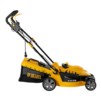 Газонокосилка электрическая GM-2000, 2000 Вт, ширина 43 см, 6 уровней, травосборник 45 л. Denzel купить в Москве с доставкой по всей России | ProtosMarket.ru