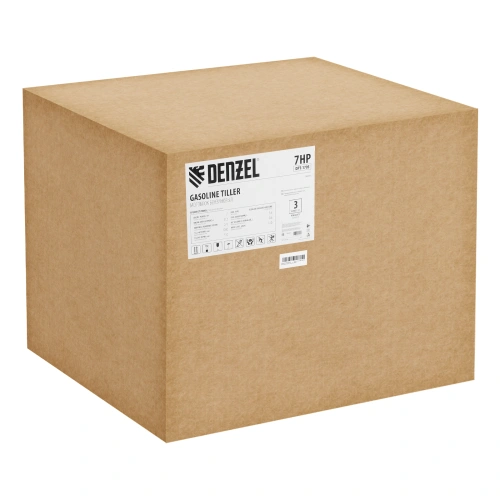 Мотоблок DPT-170S, 7 л.с., ремен.сцеп, фрез 3х4, ШОМ, передачи 2В/1Н Denzel по ценам производителя в Санкт-Петербурге с доставкой по всей России