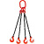 Строп цепной TOR 4СЦ г/п 4,25 т 2,0 м с самозакрывающимися крюками купить в Москве с доставкой по всей России | ProtosMarket.ru