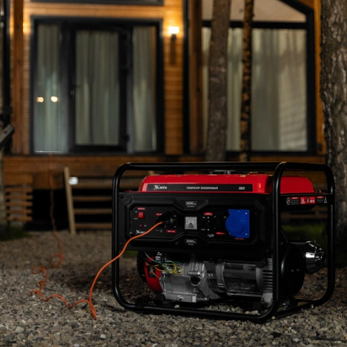 Генератор бензиновый RS-7000, 6 кВт, 230В, ручной стартер MTX по ценам производителя в Санкт-Петербурге с доставкой по всей России