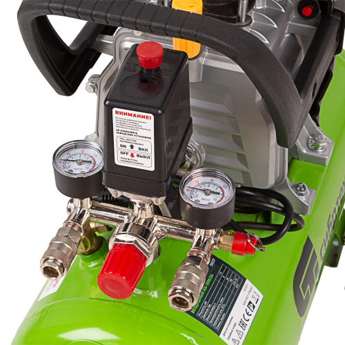 Компрессор воздушный КК-1500/24, 1.5 кВт, 198 л/мин, 24 л, прямой привод, масляный Сибртех по ценам производителя в Санкт-Петербурге с доставкой по всей России