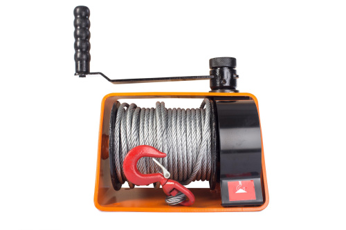 Лебедка ручная червячная с тросом  500кг 25м TOR VS по ценам производителя в Санкт-Петербурге с доставкой по всей России