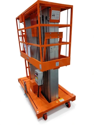 Подъемник мачтовый аккумуляторный 200 кг, 6/8 м, 24/80 В/Ач TOR GTWY6-200S DC 2-мачтовый по ценам производителя в Санкт-Петербурге с доставкой по всей России