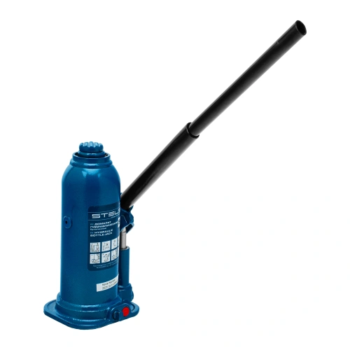 Домкрат гидравлический бутылочный, 5 т, h подъема 207-404 мм, в пластиковом кейсе Stels по ценам производителя в Санкт-Петербурге с доставкой по всей России