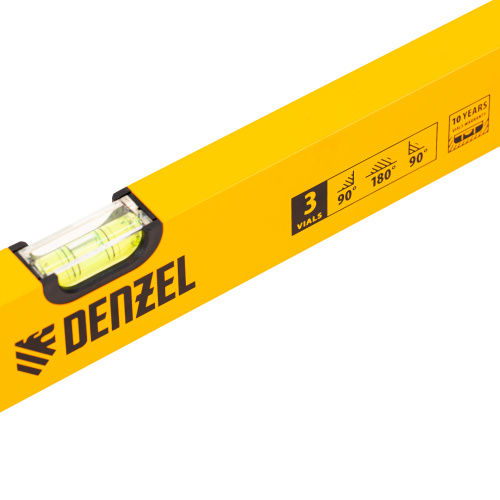 Уровень алюминиевый, 1200 мм, фрезерованный, 3 глазка Denzel купить в Москве с доставкой по всей России | ProtosMarket.ru