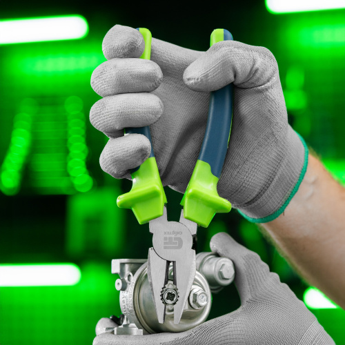 Плоскогубцы комбинированные, 200 мм, двухкомпонентные рукоятки Сибртех купить в Москве с доставкой по всей России | ProtosMarket.ru