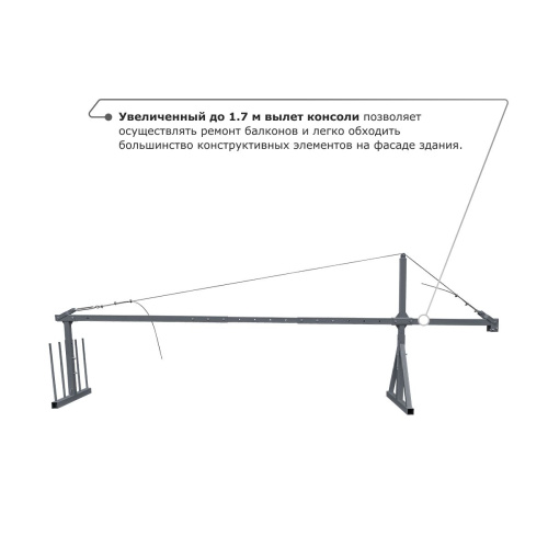 Строительная люлька ZLP-630 (длина троса 100 м) по ценам производителя в Санкт-Петербурге с доставкой по всей России