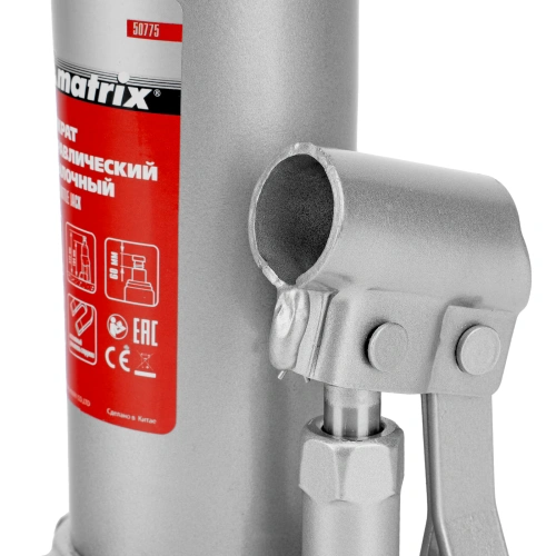 Домкрат гидравлический бутылочный, 4 т, h подъема 194-372 мм, в пластиковом кейсе Matrix по ценам производителя в Санкт-Петербурге с доставкой по всей России