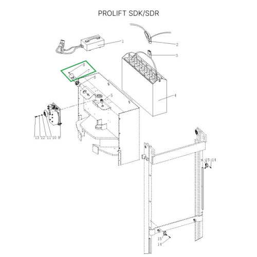 Счетчик моточасов c индикатором заряда для штабелеров SDR/SDK 1,5-2 т, для тележек SK20 по ценам производителя в Санкт-Петербурге с доставкой по всей России