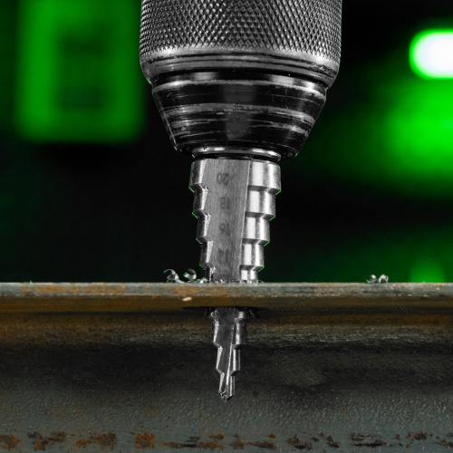 Сверло ступенчатое по металлу 4-6-8-10-12-14-16-18-20 мм, 4241 Сибртех купить в Москве с доставкой по всей России | ProtosMarket.ru