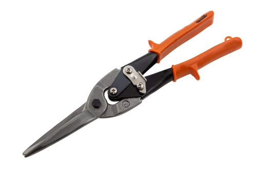 Ножницы по металлу, удлиненные, 290 мм, пряморежущие, обрезиненные рукоятки Sparta купить в Москве с доставкой по всей России | ProtosMarket.ru