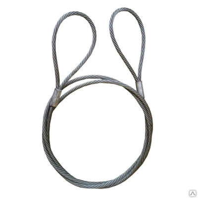 Буксир канатный TOR БТК 4,0 т 6,0 м опрессовка канат 9,6 мм (петля-петля)