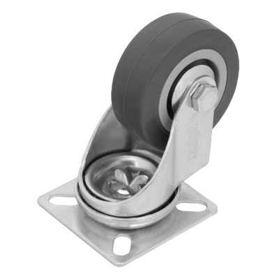 Колесо поворотное D 50 мм, крепление  платформенное Сибртех по ценам производителя в Санкт-Петербурге с доставкой по всей России