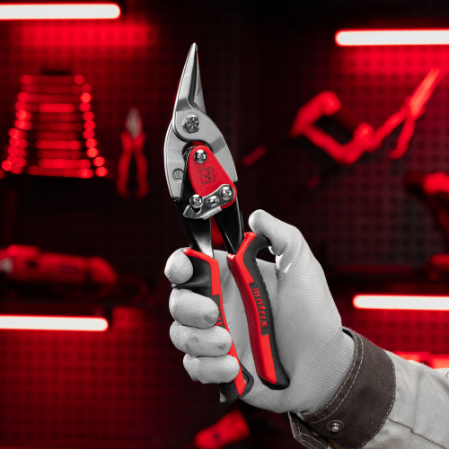 Ножницы по металлу, 250 мм, левый рез, сталь CRMO, двухкомпонентные рукоятки, PRO Matrix купить в Москве с доставкой по всей России | ProtosMarket.ru