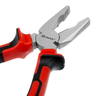 Плоскогубцы Nickel, 160 мм, никелированные, двухкомпонентные рукоятки Matrix купить в Москве с доставкой по всей России | ProtosMarket.ru