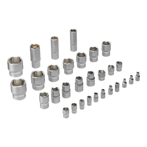 Набор инструментов, 1/2", 1/4", CrV, S2, пластиковый кейс, 100 предметов Denzel по ценам производителя в Санкт-Петербурге с доставкой по всей России