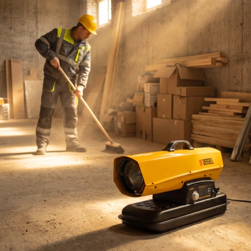 Дизельная тепловая пушка DHG-25i, 25 кВт, 600 м3/ч, прямой нагрев, термостат Denzel по ценам производителя в Санкт-Петербурге с доставкой по всей России