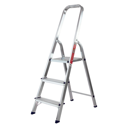 Стремянка усиленная, 3 ступени, алюминиевая, MTX по ценам производителя в Санкт-Петербурге с доставкой по всей России