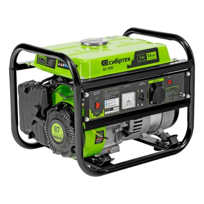 Генератор бензиновый БС-1200, 1 кВт, 230 В, четырехтактный, 5.5 л, ручной стартер Сибртех купить в Москве с доставкой по всей России | ProtosMarket.ru