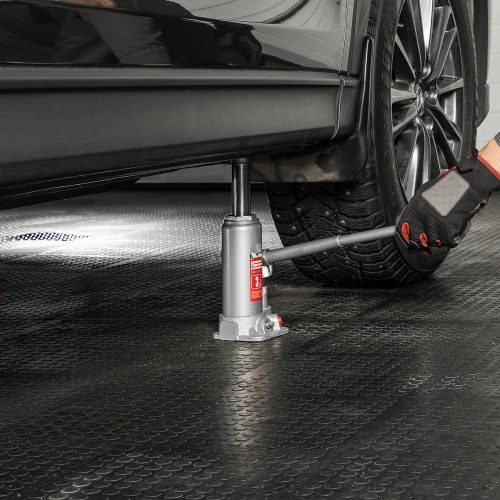 Домкрат гидравлический бутылочный, 3 т, высота подъема 194-372 мм, в пластиковый кейсе Matrix по ценам производителя в Санкт-Петербурге с доставкой по всей России