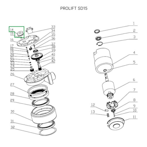 Катушка электромагнитного тормоза для штабелеров SDR 1-1,2 т, SDR1635, для тележек SD15 по ценам производителя в Санкт-Петербурге с доставкой по всей России