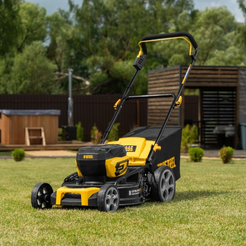 Газонокосилка аккумуляторная бесщет. DLM-460, 460 мм, травосб. 65 л., Li-Ion, 40 В Denzel по ценам производителя в Санкт-Петербурге с доставкой по всей России