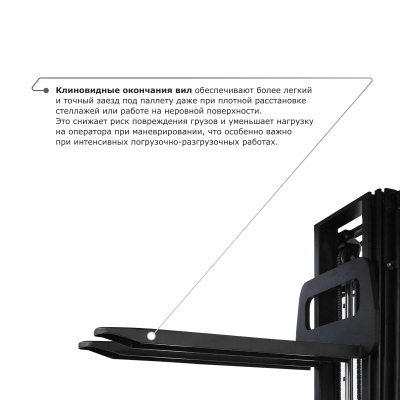 Самоходный электроштабелер PROLIFT M2 SDK 2036 li-ion по ценам производителя в Санкт-Петербурге с доставкой по всей России
