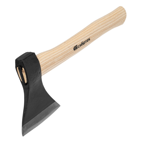 Топор ТП11-06, 600 г, в сборе, кованый, деревянное топорище Сибртех купить в Москве с доставкой по всей России | ProtosMarket.ru