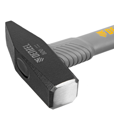 Молоток слесарный, 800 г, кованый, фибергласовая рукоятка c TPR покрытием Denzel купить в Москве с доставкой по всей России | ProtosMarket.ru