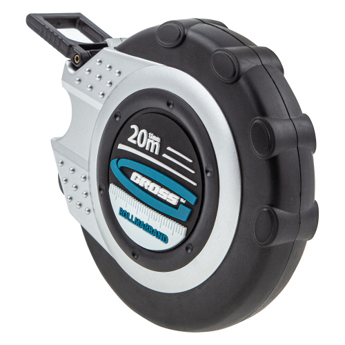 Рулетка геодезическая 20 м х 13 мм, закрытый корпус, металлическая лента, нейлон Gross купить в Москве с доставкой по всей России | ProtosMarket.ru
