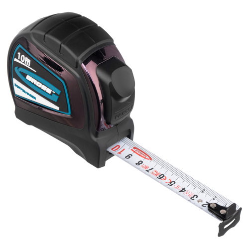 Рулетка "Doppelhaken",10 м x 25 мм,двухсторонний зацеп,Нейлон,двусторонняя шкала,автоматическая фиксация Gross по ценам производителя в Санкт-Петербурге с доставкой по всей России