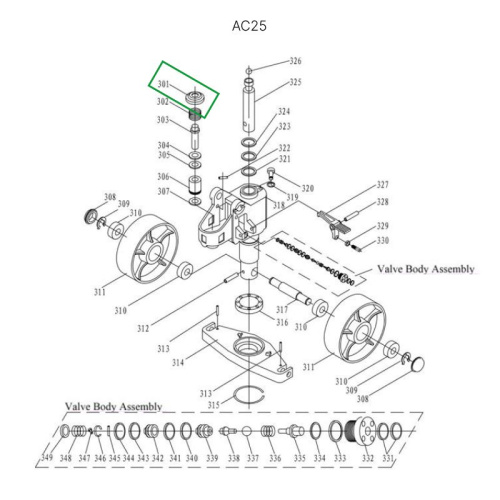 Крышка пружины возвратной для гидравлических тележек DF25 по ценам производителя в Санкт-Петербурге с доставкой по всей России