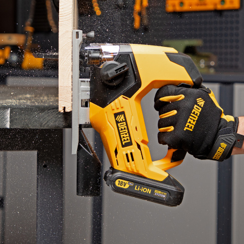 Лобзик аккумуляторный CJ-80-0, 18В Li-Ion Denzel купить в Москве с доставкой по всей России | ProtosMarket.ru