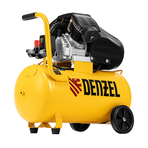 Компрессор воздушный прям. привод DCV1800/50, 1,8 кВт, 50 литров, 320 л/мин Denzel по ценам производителя в Санкт-Петербурге с доставкой по всей России